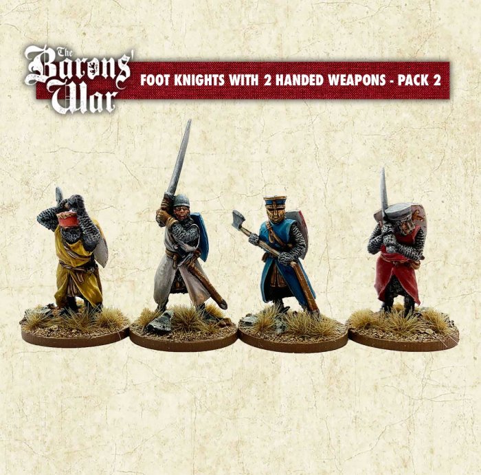 Foot Knights with Two Handed Weapons 2