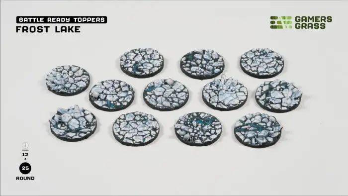 Frost Lake – Round 25mm (x12)