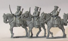 Russian Dragoons wearing Caps