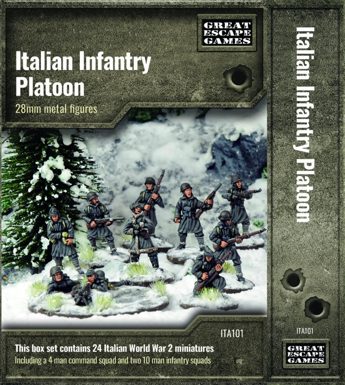 Italian Infantry Platoon  Winter Uniform