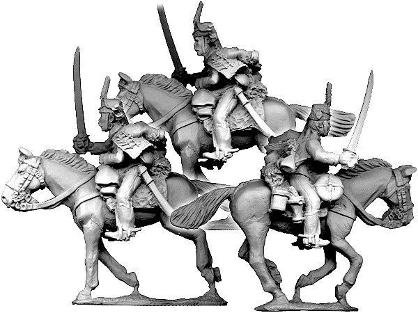 Hussar Troopers Charging