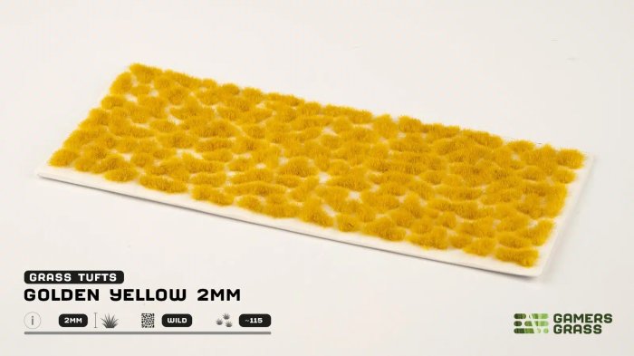 Golden Yellow 2mm Tufts (Gamer's Grass Gen II)