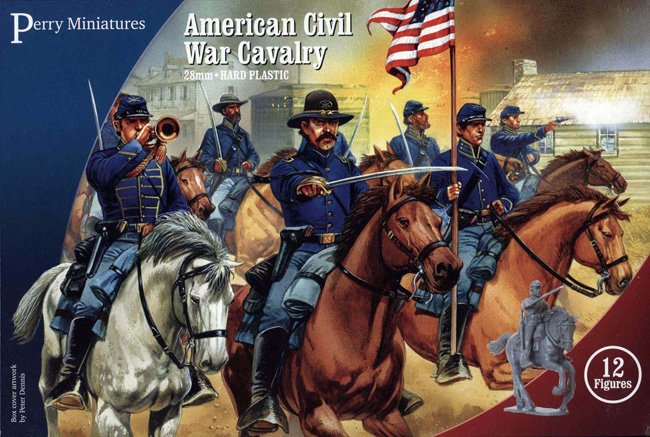 American Civil War Cavalry (12 Plastic Figures)