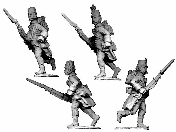 Hungarian Infantry Running Characters