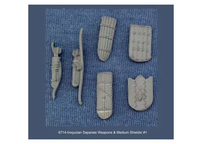 Iroquoian Separate Weapons & Medium Shields/ #1