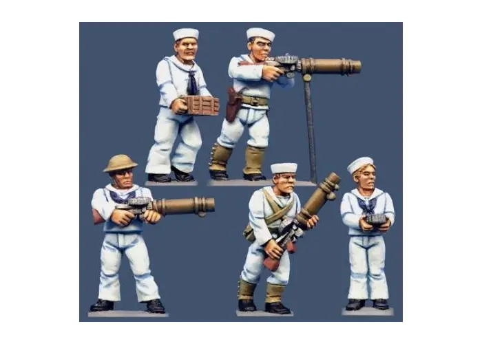 U.S. Gunboat Sailors/Lewis Guns