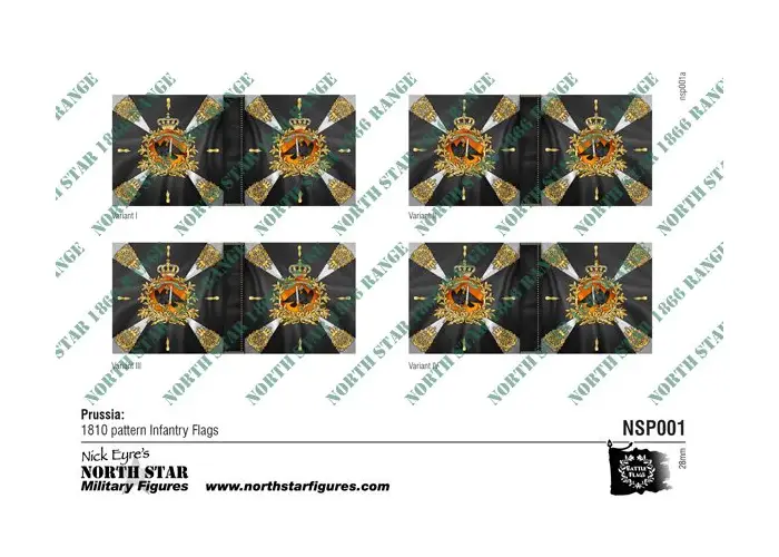 Prussia: 1810 Pattern Flags