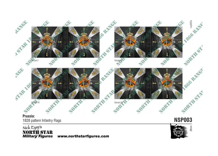 Prussia: 1828 Pattern Flags