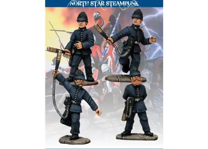 Bobbies with Static Truncheons