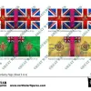 Photo of British Light Division Infantry Flags (Sheet 3 of 4) (BRC024 )