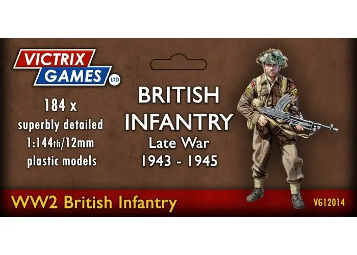 12mm Late War British Infantry and Heavy Weapons