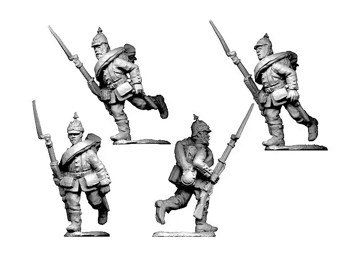 Prussian Line Infantry Charging (Pickelhaube) 1
