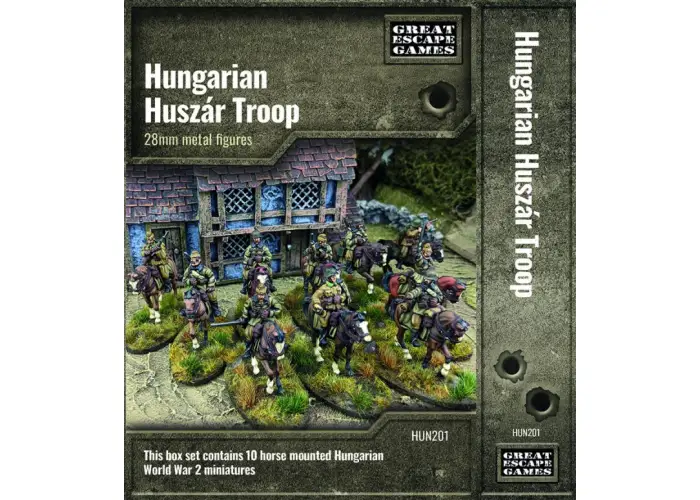 Mounted Hungarian Huszar Troop
