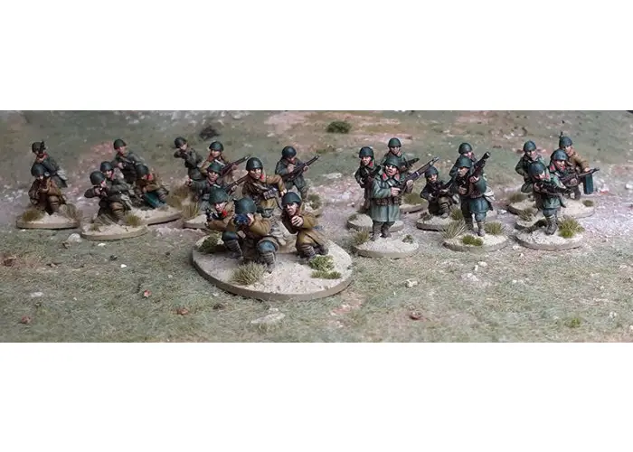 Greek Infantry Platoon - Winter Uniform