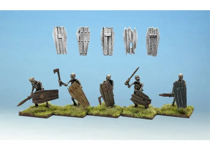Coffin Shaped Shields (x30)