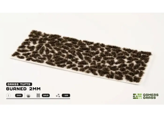 Burned 2mm Tufts (Gamer's Grass Gen II)