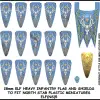 Photo of Elf Heavy Infantry Flag & Shields (ELF(NS)5)