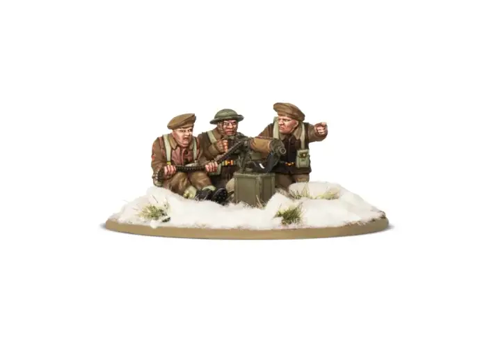 British & Canadian infantry (winter) medium machine gun team