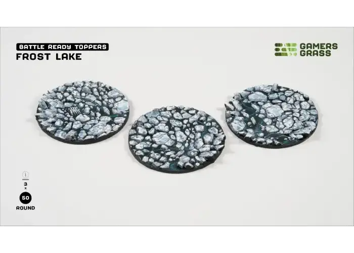 Frost Lake – Round 50mm (x3)
