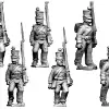 Photo of British Centre Companies in Shakos, Advancing (CB02)