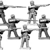 Photo of British Centre Company in Forage Caps Firing (CB09)