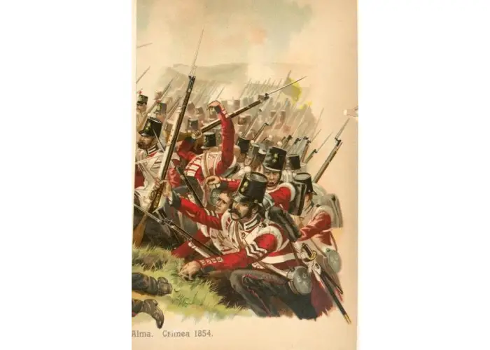 British Centre Company in Shakos Firing.