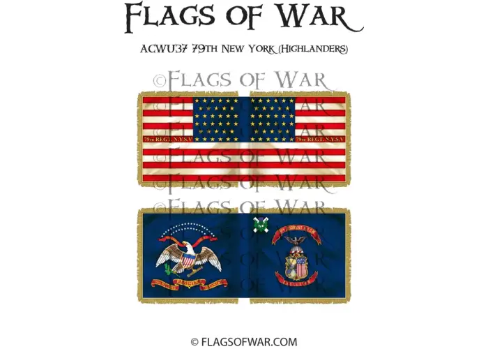 Flags of the 79th New York (Highlanders)
