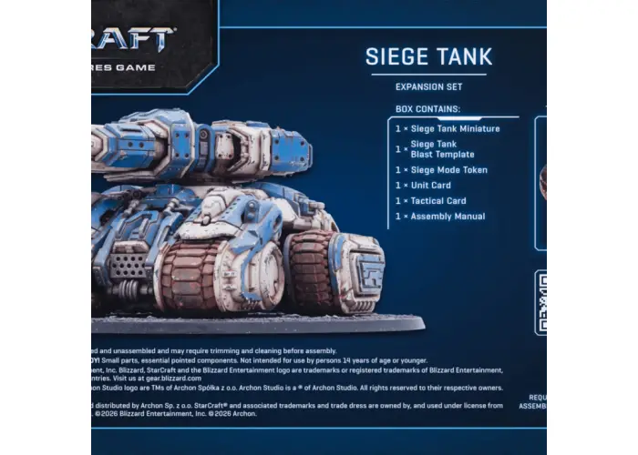 STARCRAFT® SIEGE TANK - TERRAN - EXPANSION SET