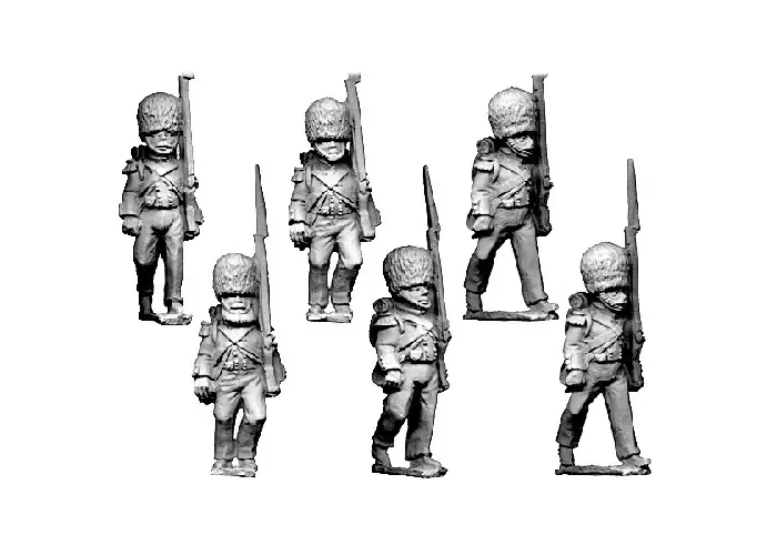 Scots Fusilier Guards Advancing.