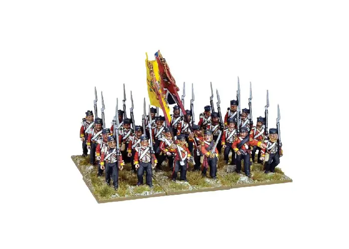 British Regiment in Forage Caps
