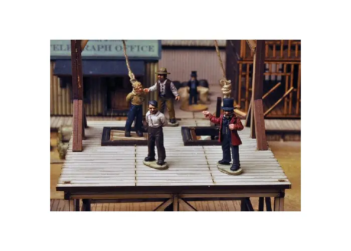 DMH Metal Gallows figure Set
