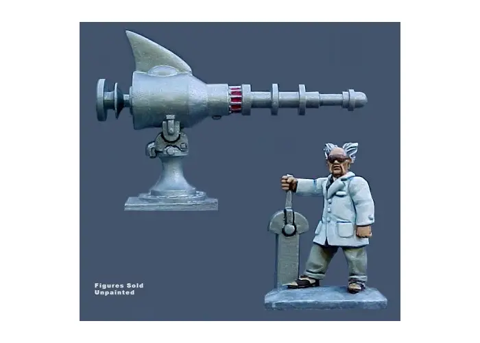 Dr. Promethius & his Death Ray.