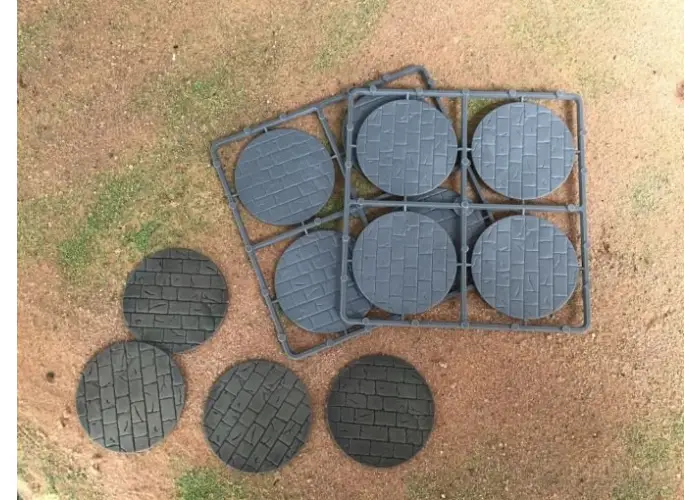 60mm Diameter Paved Effect Bases